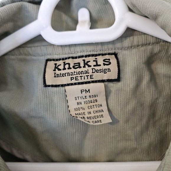 Women's Petite Medium Khakis International Design Jacket - Picture 4 of 6